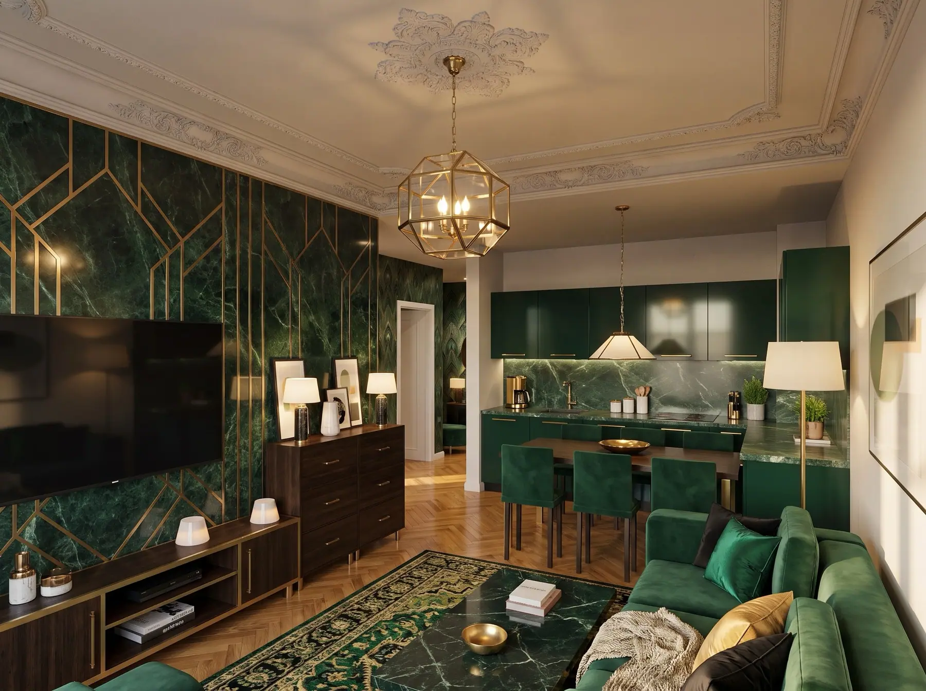 Living room · Art Deco