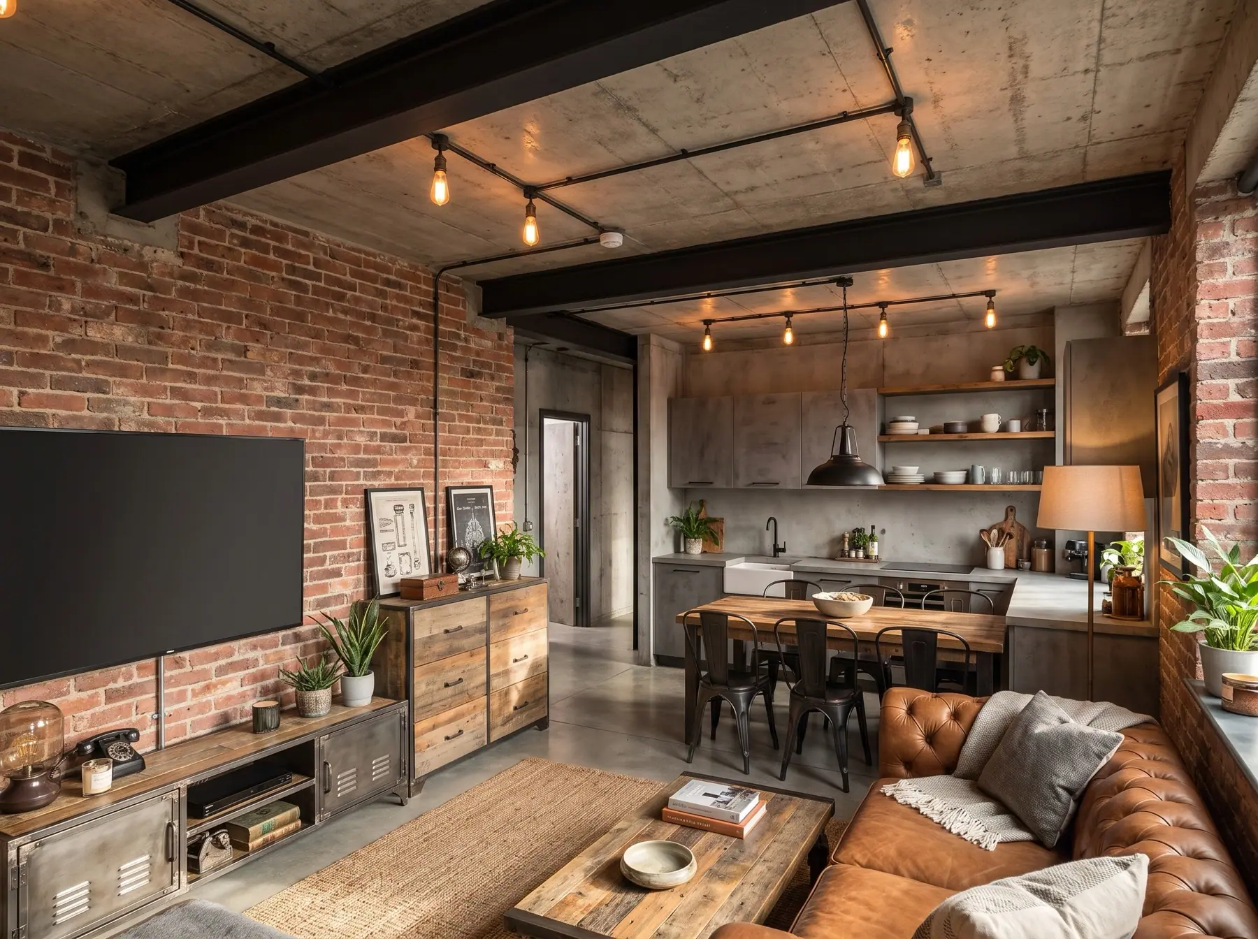 Living room · Industrial
