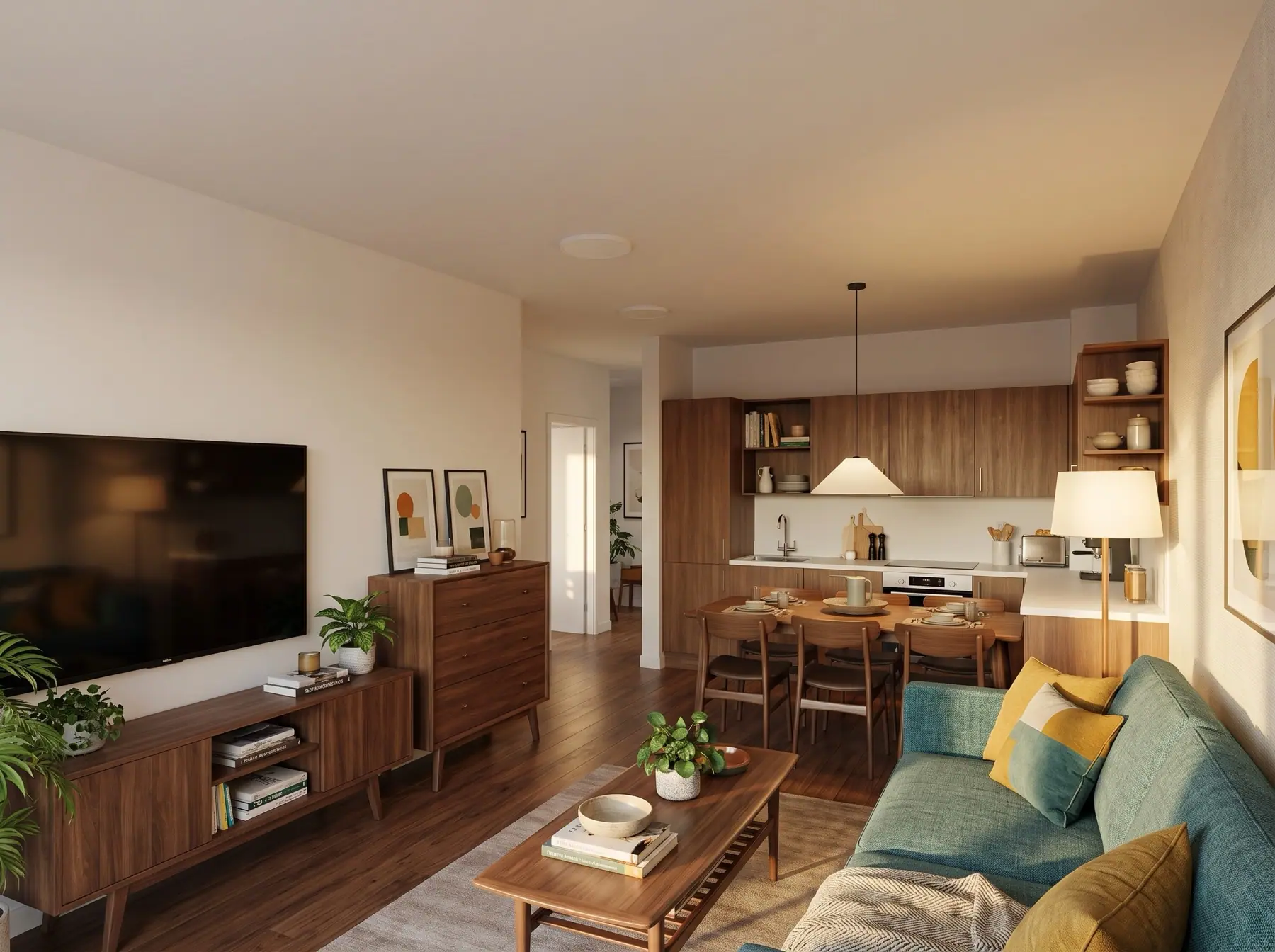 Living room · Mid-Century Modern